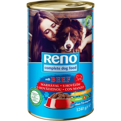 Reno Adult hovězí kousky 12 x 1240 g