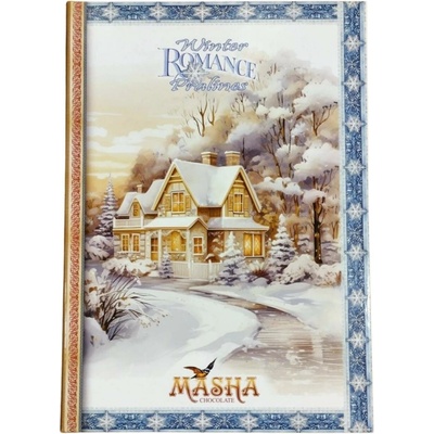 Jamira Masha Winter Romance Pralines Vánoční směs bonbónů z belgické mléčné čokolády v knize Můstek 200 g