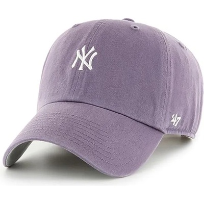 47 brand Шапка 47 brand Mlb New York Yankees в лилаво с апликация (B.BSRNR17GWS.II)