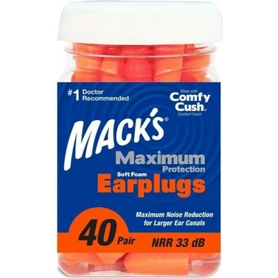 MACKS Maximum Protection špunty do uší 40 párů