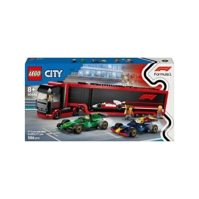 LEGO® City Formula 1 60445 F1 Truck with RB20 & AMR24