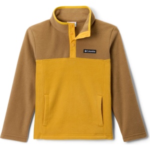 Columbia Детски поларен пуловер Columbia Kid's Steens Mtn II 1/4 Snap Fleece Pull-Over Fleece jumper - Squash / Delta / Stinger (704-4214-1214)