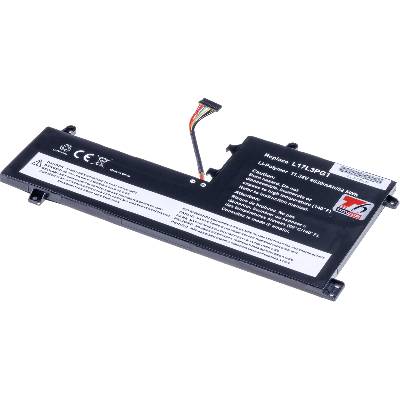 Baterie T6 Power pro notebook Lenovo L17C3PG1, Li-Poly, 11,34 V, 4630 mAh (52 Wh), černá