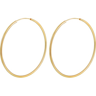 Olivie stříbrné kruhy gold 7093