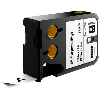 DYMO DYMO XTL ролка за принтер от винил 19mmx7.0m черен към бял (1868752)