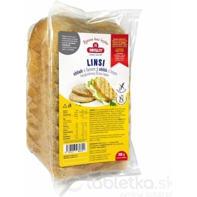 Linsi bezglutenový chlieb s ľanom 300 g