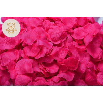 Medvídárek Okvětní lístky růže 800 ks - růžové barbie