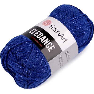 Pletací příze Elegance lurex 50 g Varianta: 13 (106) modrá královská, Balení: 1 ks 47193/108952/239943