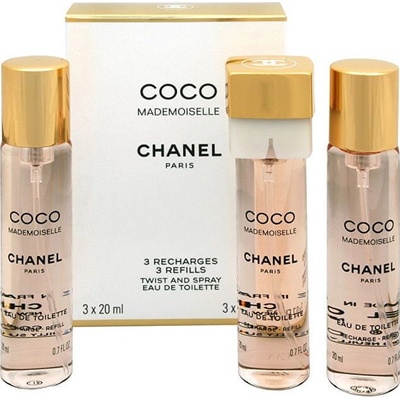Chanel Coco Mademoiselle EDT 3 x 20 ml darčeková sada