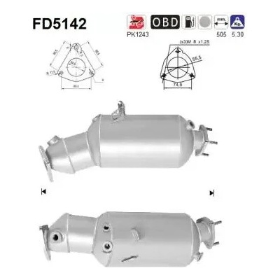 AS Filtr pevných částic ASA FD5142