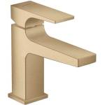 Hansgrohe Metropol - Смесител за умивалник с изпускателен клапан „Push-Open, матиран бронз 32500140 (32500140)