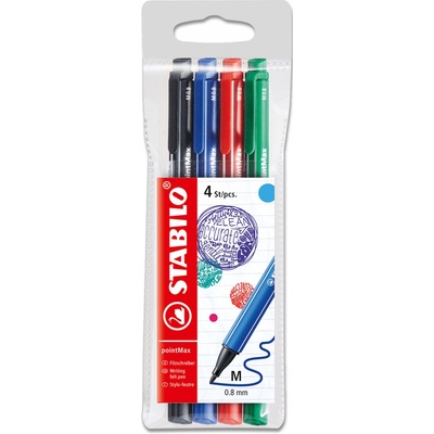 Stabilo pointMax sada 4 barev 488/4