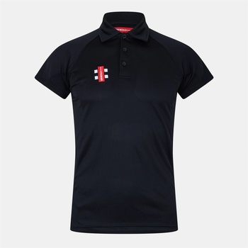Gray Nicolls Блуза с яка Gray Nicolls Men's Matrix Cricket Polo Shirt - Black