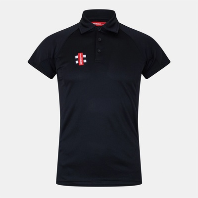 Gray Nicolls Блуза с яка Gray Nicolls Men's Matrix Cricket Polo Shirt - Black