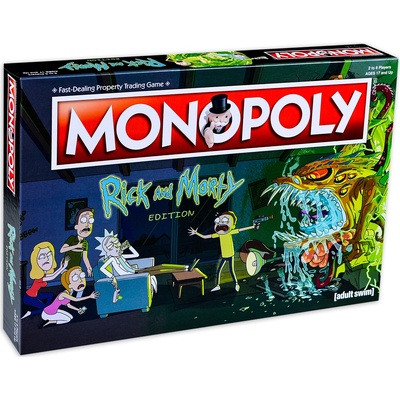 Hasbro Настолна игра Hasbro Monopoly - Rick and Morty Edition (WM02701)