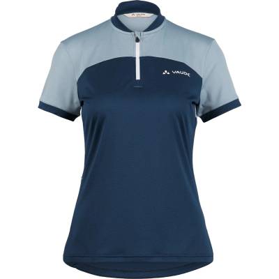 Vaude Дамска фланелка с къс ръкав за колоездене Vaude Women's Matoso Hzip T-Shirt Cycling jersey - Nordic Blue - размер 38 (EU) (156-3084-0112)