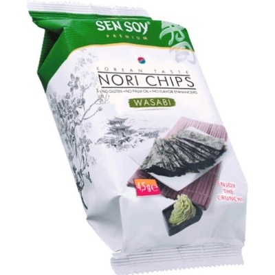 SEN SOY Nori Chips wasabi 4,5g