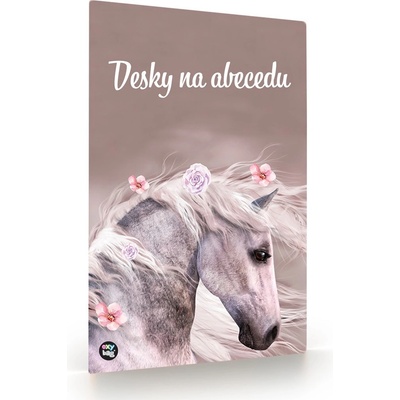 Desky na abecedu písmena abecedu Koně Kůň romantic