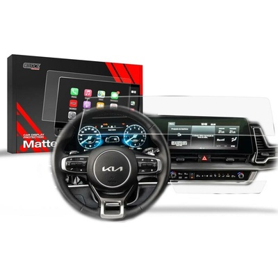GRIZZ Protector, Ochranná fólie na display 2v1 Matte, Kia Sportage V, 2021- , GT Line, Display 12,3" – Zboží Mobilmania