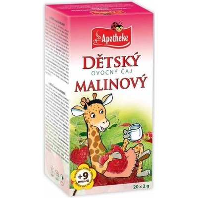 Apotheke ovocný malinový 20 x 2 g
