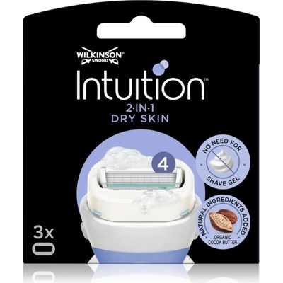 Wilkinson Sword Intuition Dry Skin Резервни остриета 3 бр
