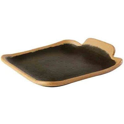 APS Talíř mělký 140x130 mm hnědý Crocker