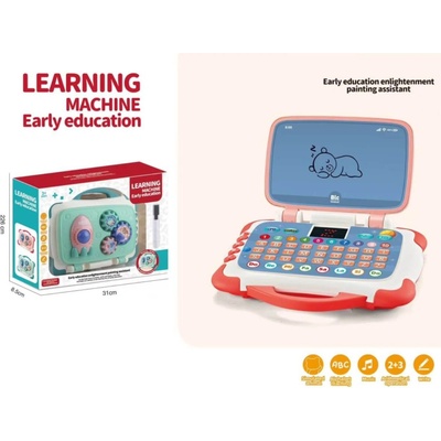 Armtoys ДЕТСКИ ОБРАЗОВАТЕЛЕН ЛАПТОП С ДЪСКА ЗА РИСУВАНЕ