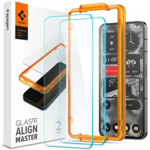 Spigen Стъклен Протектор за Nothing Phone 2, Spigen Align Master Glas. Tr 2бр. , Прозрачен (AGL06981)