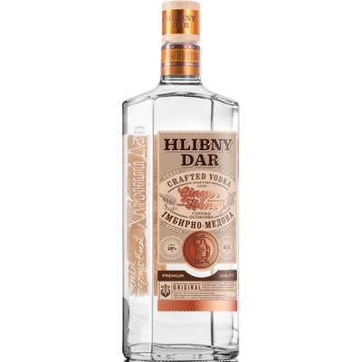 Hlibny Dar Ginger Honey 40% 0,7 l (holá láhev)