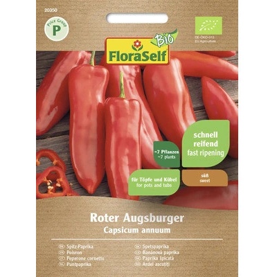 Paprika BIO Roter Augsburger FloraSelf Bio