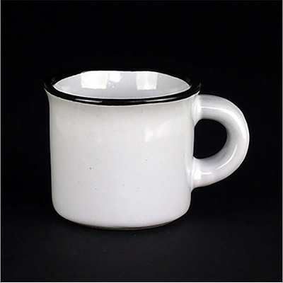 Reutter Porzelan - Porcelánový hrnček a´la Oceľový hrnček 8cm