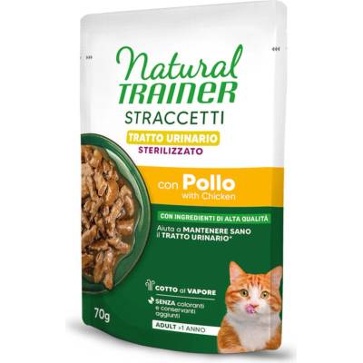 Natural Trainer Straccetti Urinary Sterilised proužky v omáčce kuřecí 56 x 70 g
