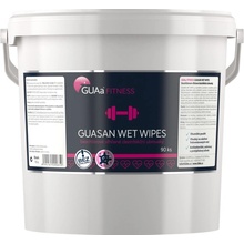 GUAa Fitness Wet Wipes Bezchlórové vlhčené dezinfekční ubrousky 90 ks