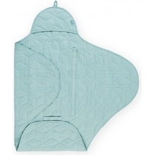 Jollein Zavinovačka Graphic quilt stone green