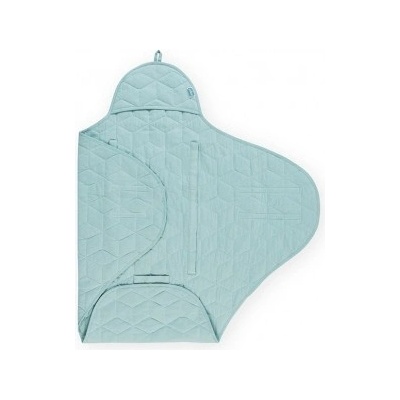 Jollein Zavinovačka Graphic quilt stone green