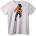 NOONEBRAND Тениска Мускулест Тигър Герой - 7XL, White