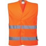Portwest hi-vis essential es1 es474 / Светлоотразителна жилетка - hv оранжева xxxl (es474orrxxxl)