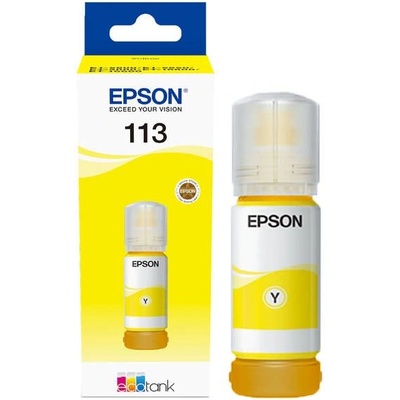 Epson 113 EcoTank Оригинален жълт мастилен резервоар (C13T06B440)