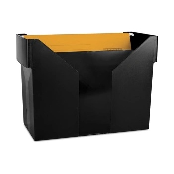 DONAU Архивен бокс Donau за вис. папки + 5бр. папки, черен (00250-А-ЧЕРЕН)