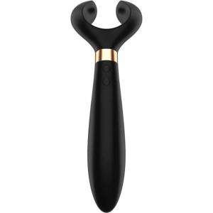 Satisfyer Endless Fun - вибратор за двойки - водоустойчив, акумулаторен - черен