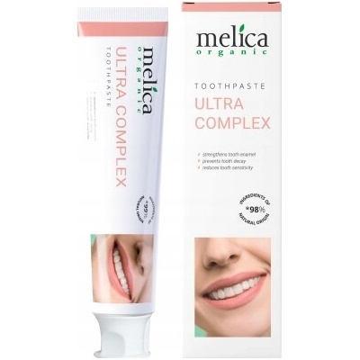 Melica Organic zubná pasta bez fluóru Ultra Complex obnova skloviny 100 ml