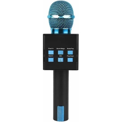 Bezdrôtový Bluetooth karaoke mikrofón MC871 3v1 modrý