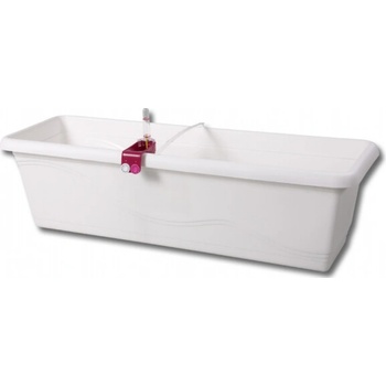 PLASTKON Samozavlažovací truhlík Smart Systém Extra Line 40 cm hnedá