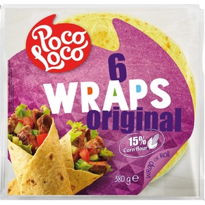 POCO LOCO ЦАРЕВИЧНИ ТОРТИЛИ (6 БР. , 25 СМ)