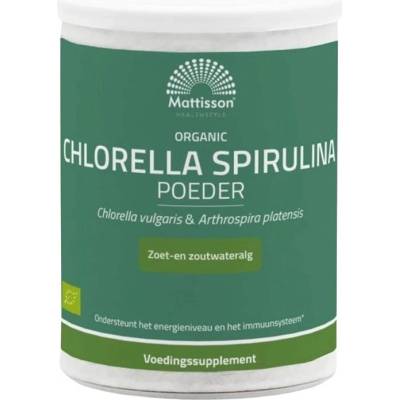 Mattisson Healthstyle Organic Chlorella Spirulina Powder, 125 g, Mattisson Healthstyle (MT2200)