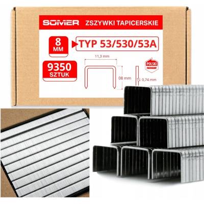 Spinky do zošívačky typ 53, dĺžka 10mm, balenie 9350 Ks SOMER Univerzálne