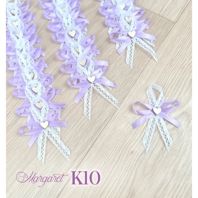 Krajkové svatební vývazky K10 (Lavender) – Sleviste.cz