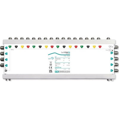 Multiprepínač pre 4 družice FRACARRO SWP1708TS