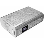 Dudao Външна батерия с USB-A и USB-C изходи и технология за бързо зареждане - Dudao K20 Power Bank 10000 mAh 22.5W (сребрист)