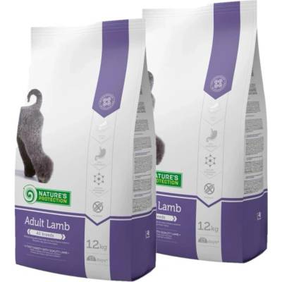 Natures Protection Dog Adult with Lamb 2 x 12 kg